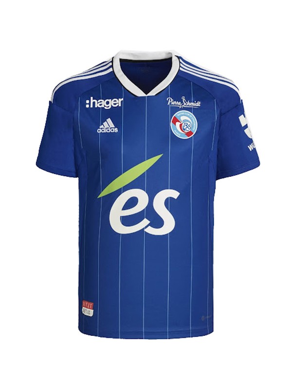 RC Strasburgo Alsazia maglia da casa prima maglia da calcio da uomo abbigliamento sportivo da calcio magliette sportive maglia 2022-2023